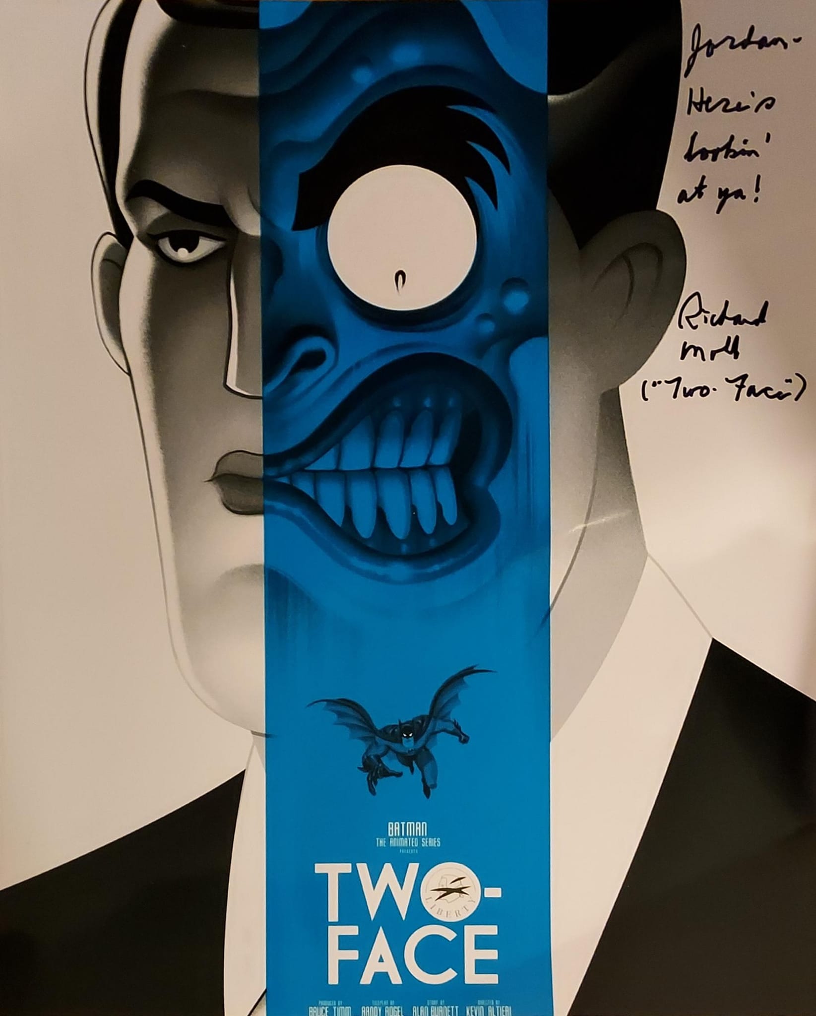 Batman: The Animated Series Two-Face bookends collection