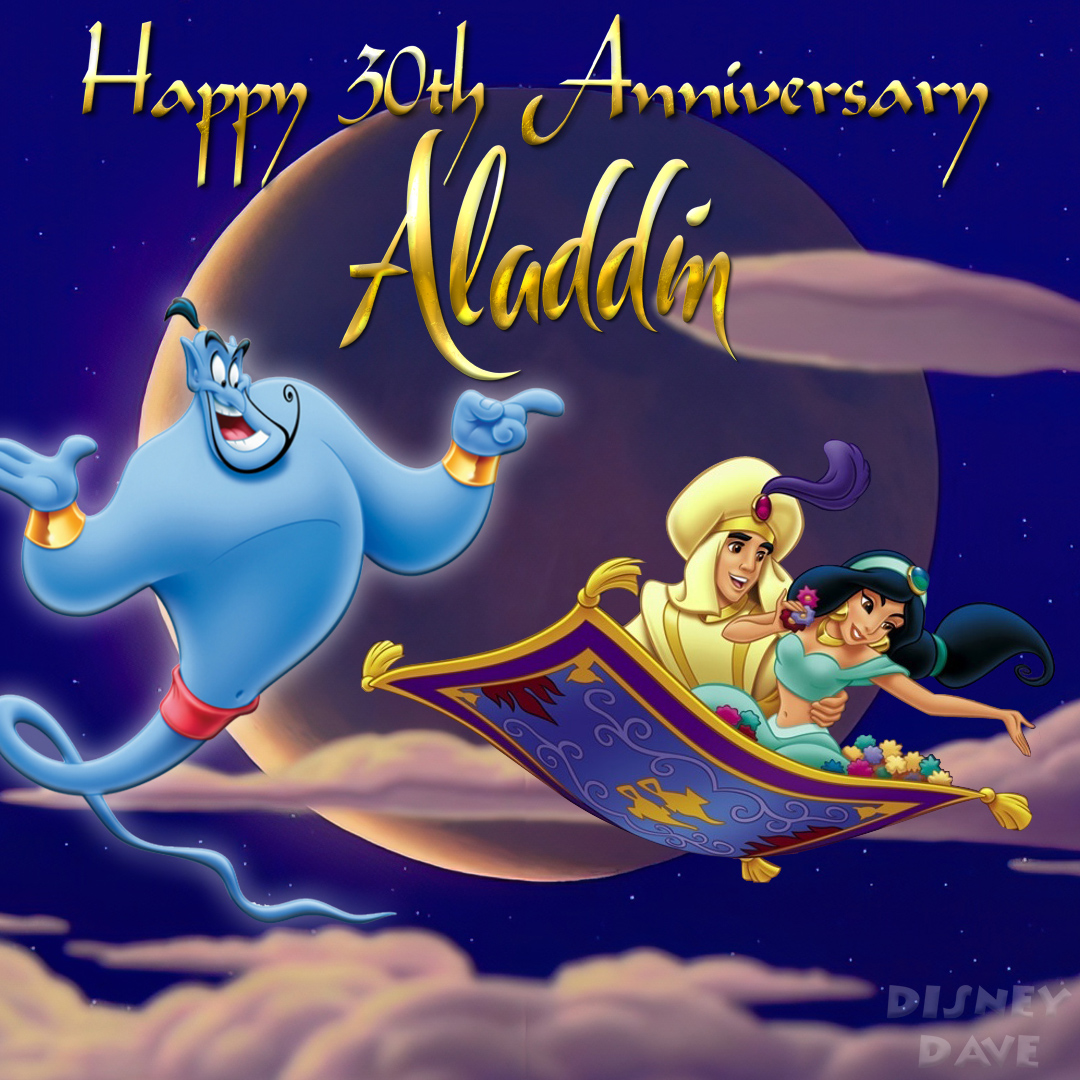 it's been 30 years since Aladdin and Jasmine first took their