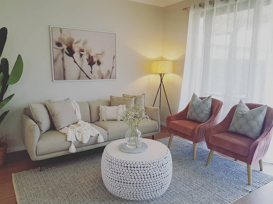 Huis Interior Design - One of this week's living rooms... we staged ...