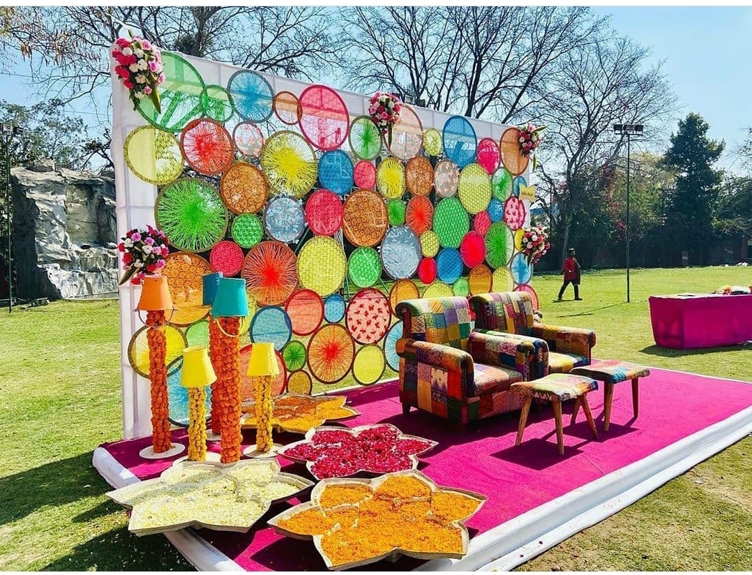 The Wedding Decorator's - Destination Wedding Haldi Ceremony Setup # ...