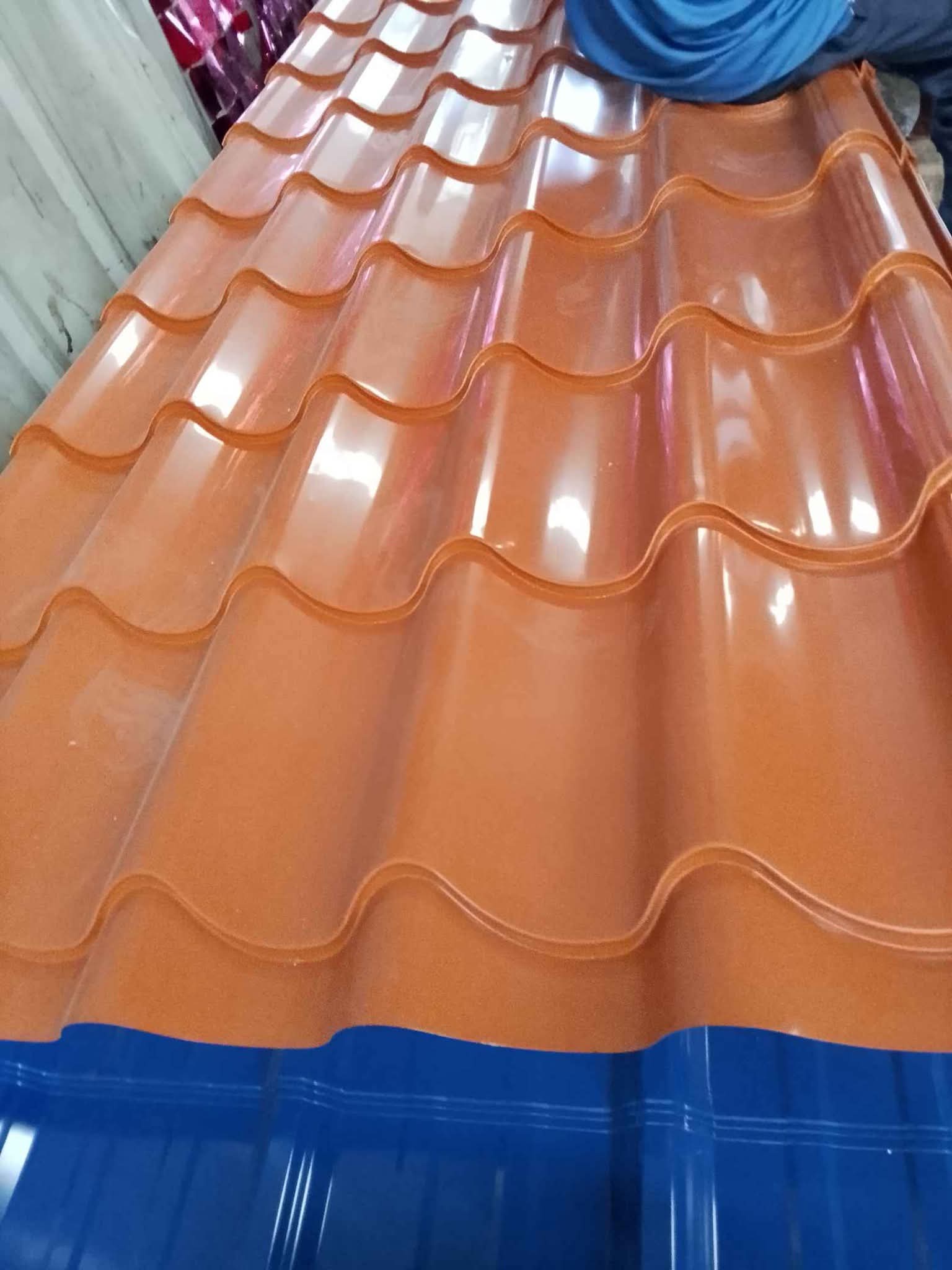 Coloroof Ribtype,tilespan,corrugated, and metal cladding,bended ...
