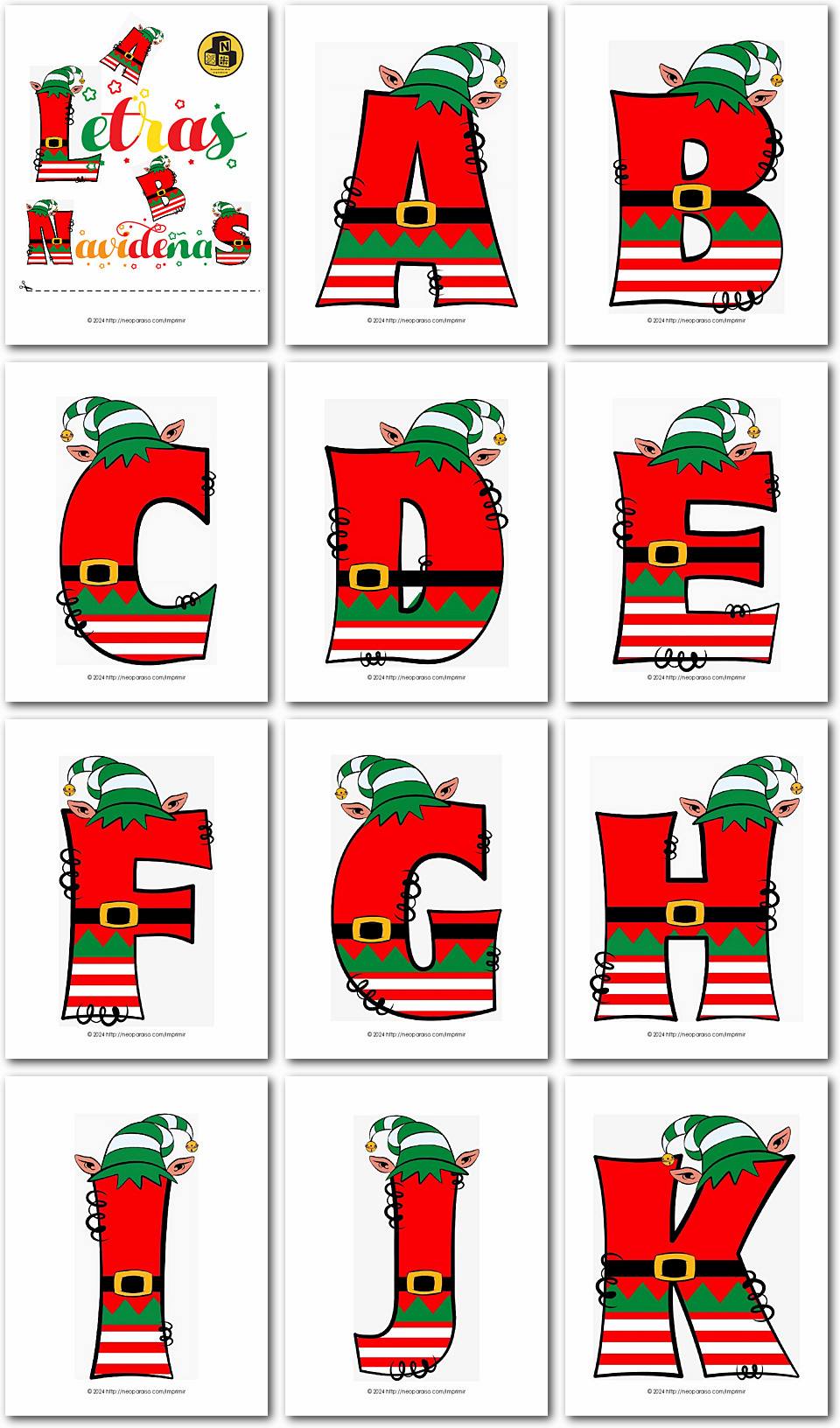 Recursos - 🎄 𝗟𝗲𝘁𝗿𝗮𝘀 𝗡𝗮𝘃𝗶𝗱𝗲𝗻̃𝗮𝘀 𝗽𝗮𝗿𝗮 𝗜𝗺𝗽𝗿𝗶𝗺𝗶𝗿: ¡𝗗𝗲𝗰𝗼𝗿𝗮 𝗰𝗼𝗻 𝗲𝘀𝘁𝗶𝗹𝗼! 🔤 ...