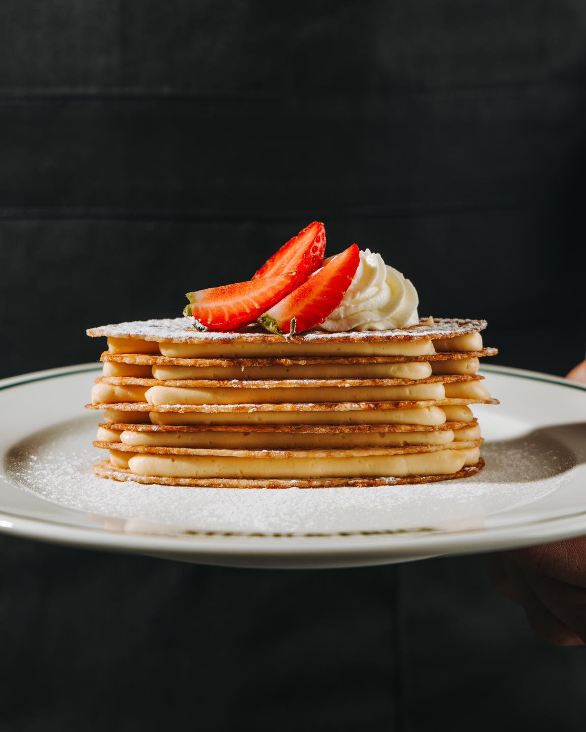 Steak & Frice - End your meal on a sweet note with layers...