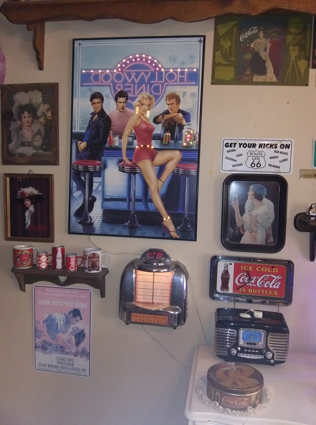 A Marilyn Monroe, James Dean, Marlon Brando, Elvis Presley at the