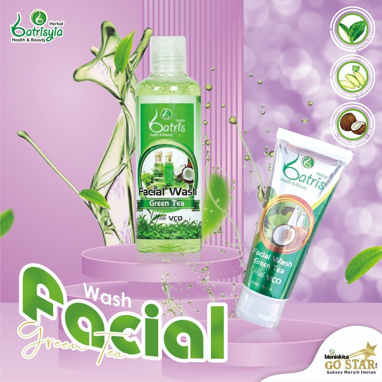 Nafeeza Batrisya Kebumen - Facial Wash Green Tea🌱 Merupakan facial wash ...