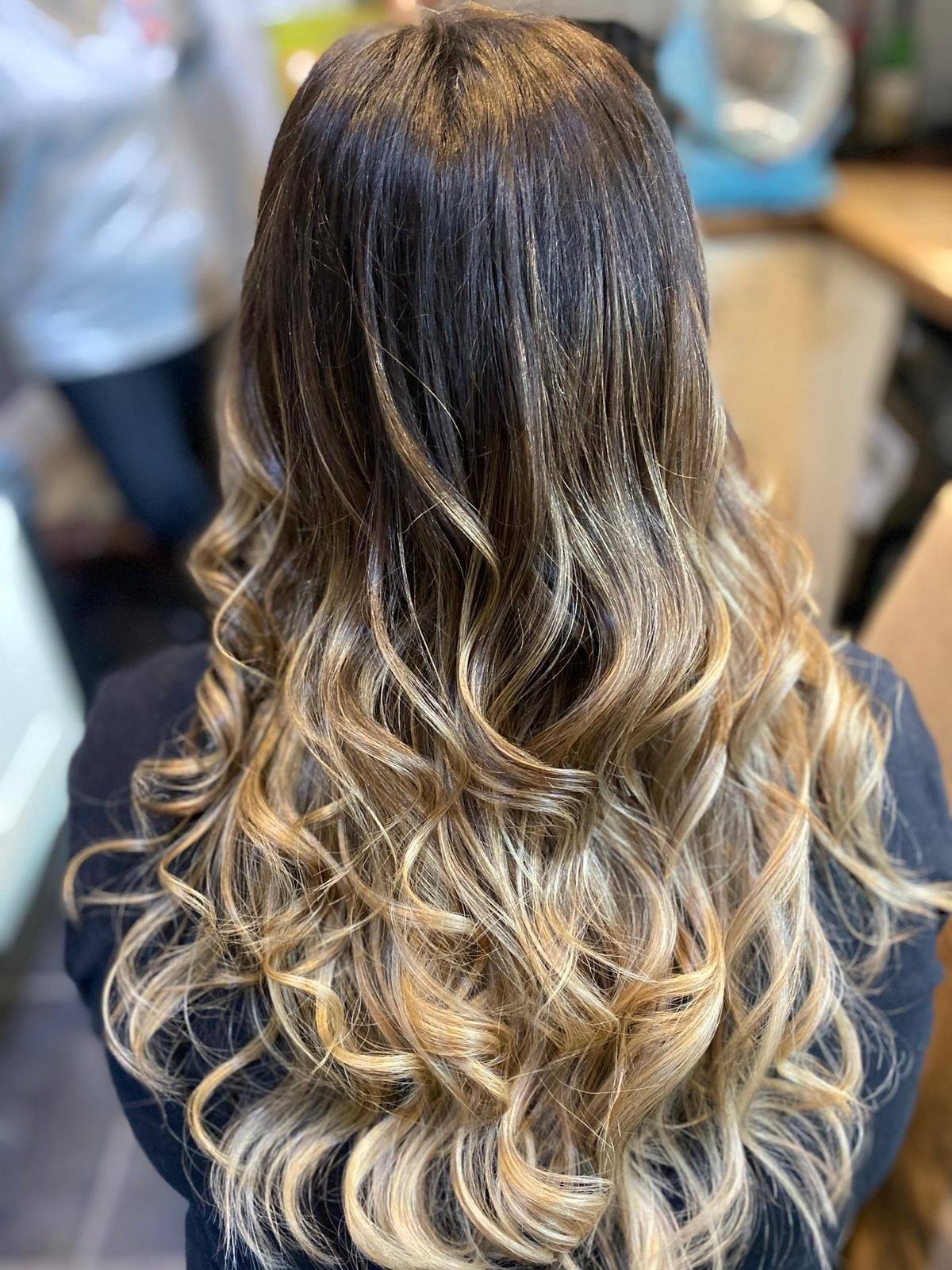 Hair by Jordan Some before and after. Beautiful...