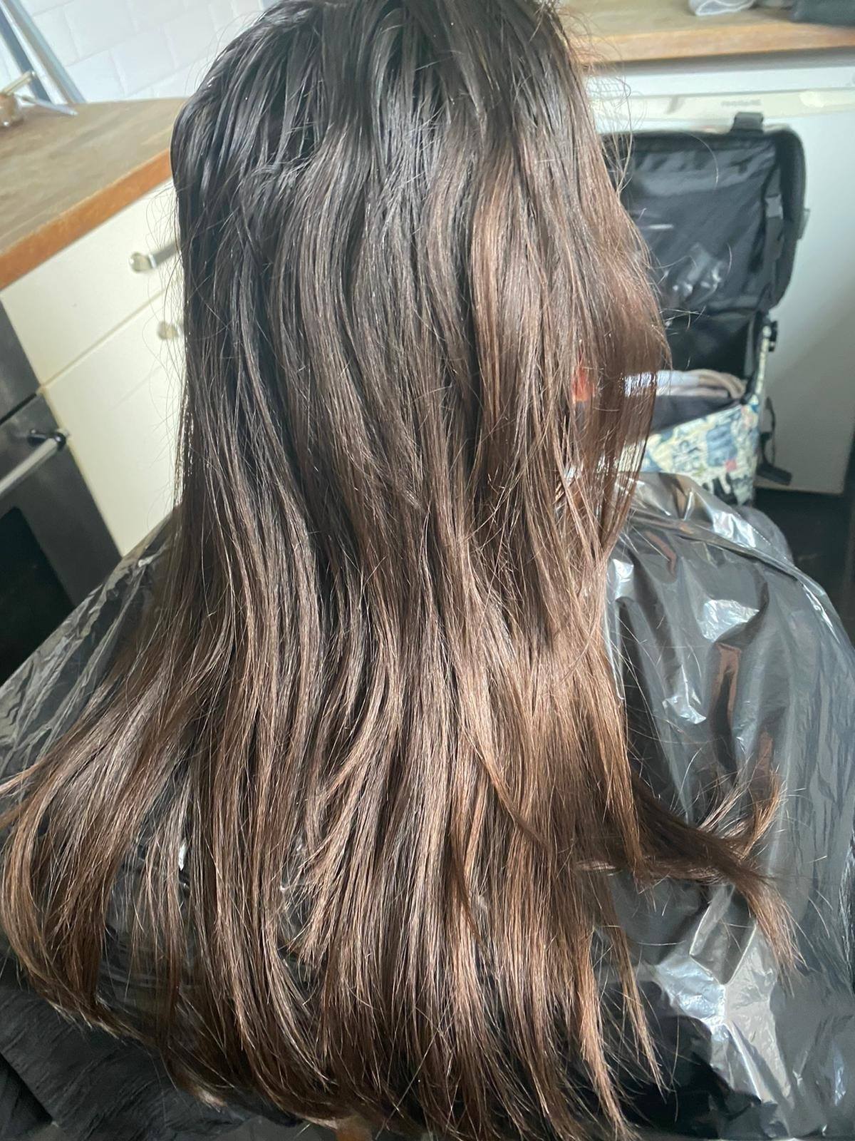 Hair by Jordan Some before and after. Beautiful...