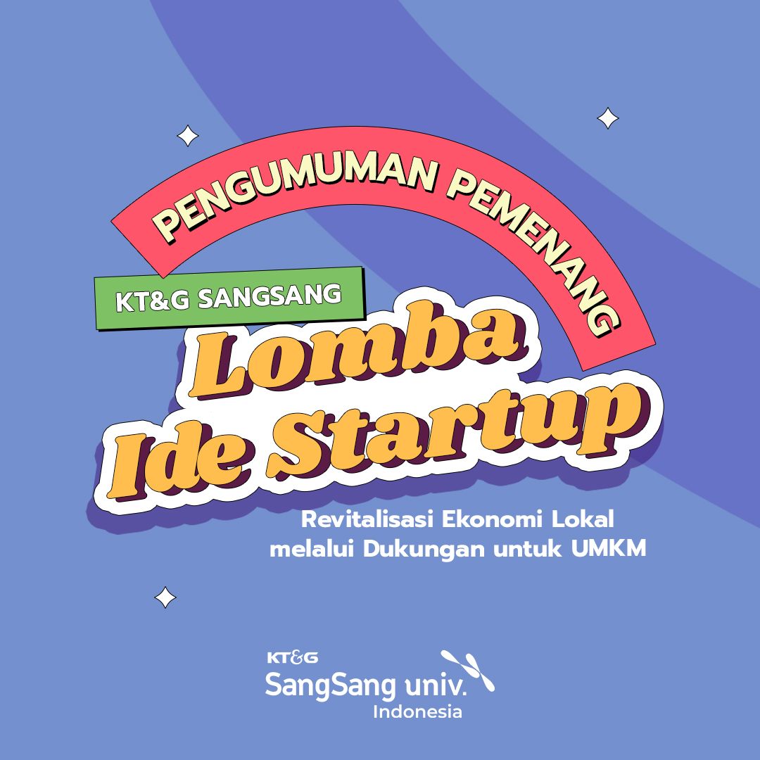 Pengumuman pemenang top 10 KT&G... - SangSang Univ Indonesia | Facebook