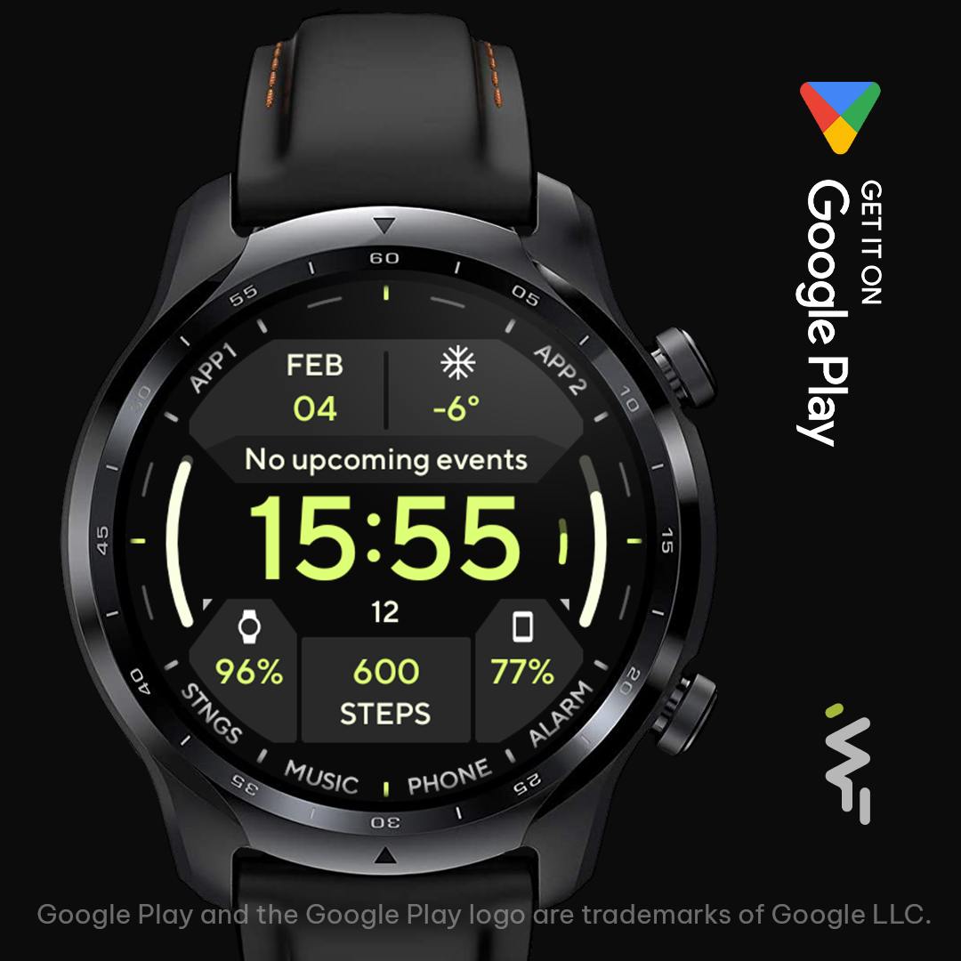 amoledwatchfaces - TACT TWO #watchface ⌚️ RELEASED! Get it on Google ...