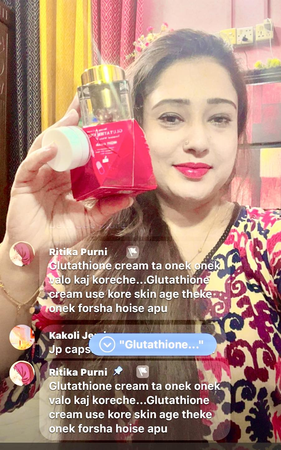 glutathione cream kivabe use kore Our Night Review Alhamdulillah 😍😍😍😍😍 thank you dear 💕💕💕💕💕💕 An antioxidant cream formulated [BB LAB] Glutathione Collagen suplemento antioxidante Tamaño:60 cuentas