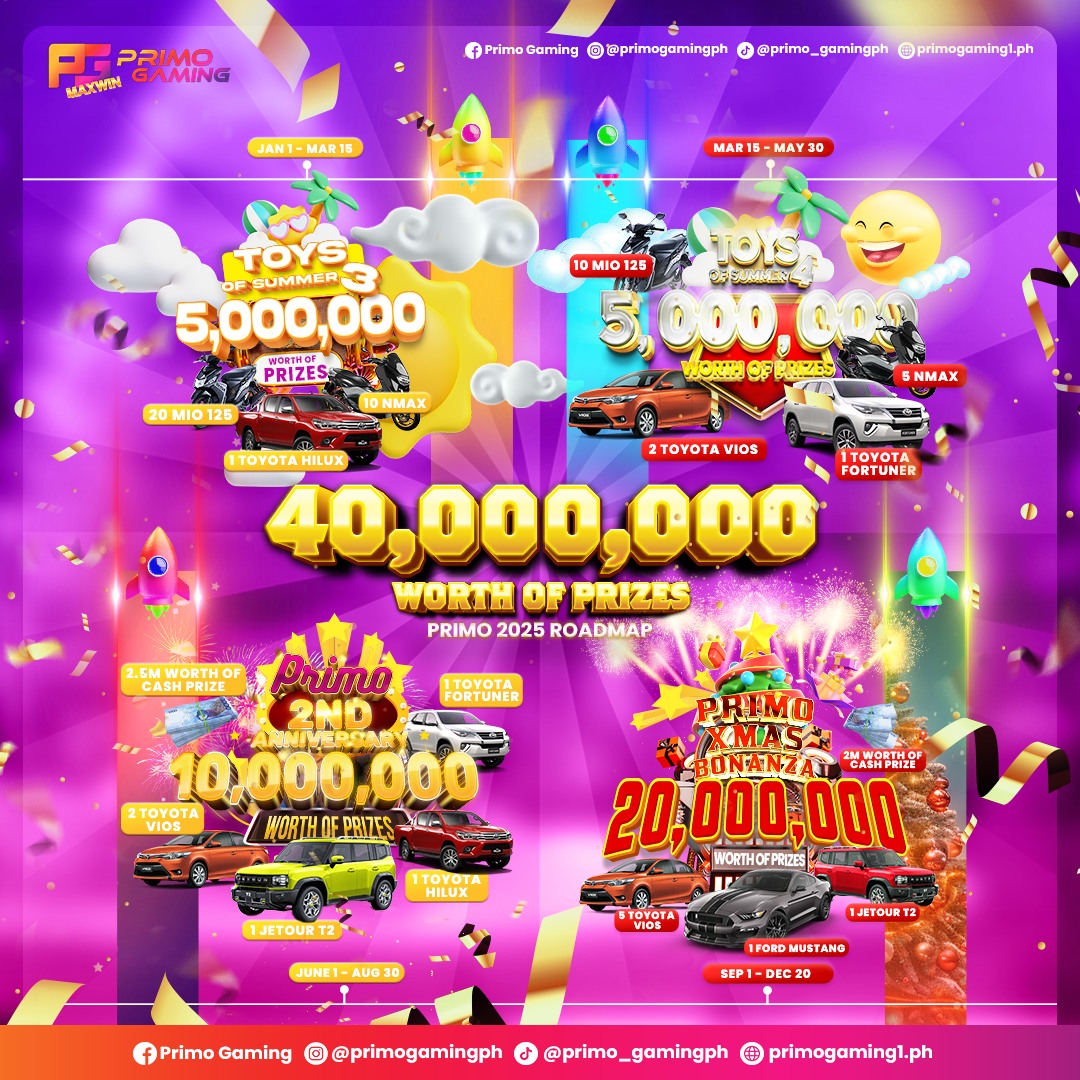 Primo Gaming - PRIMO GAMING ROAD MAP 2025 Toys of summer... | Facebook