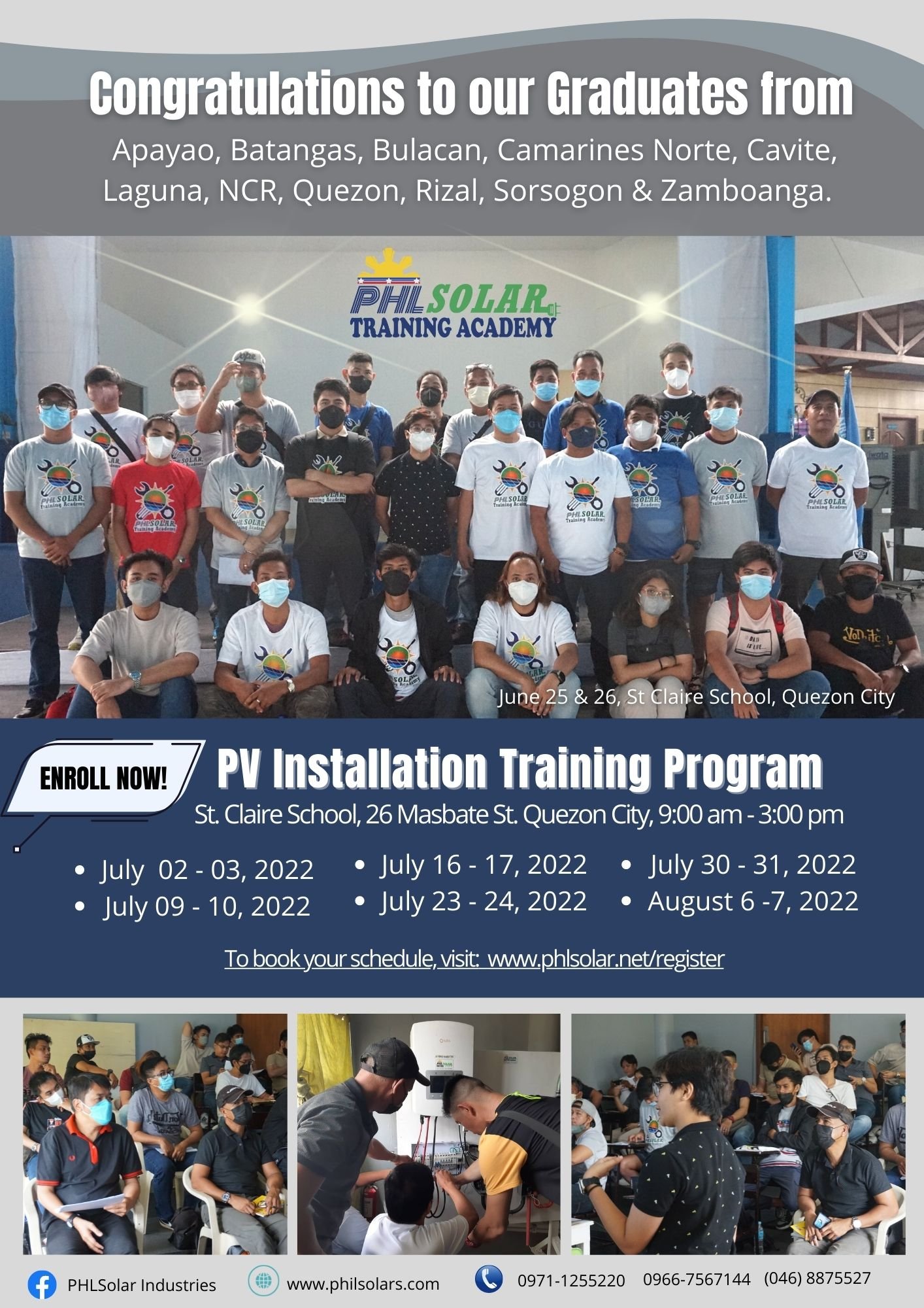 Enroll in our 2-day PV Solar... - PHLSolar Industries | Facebook