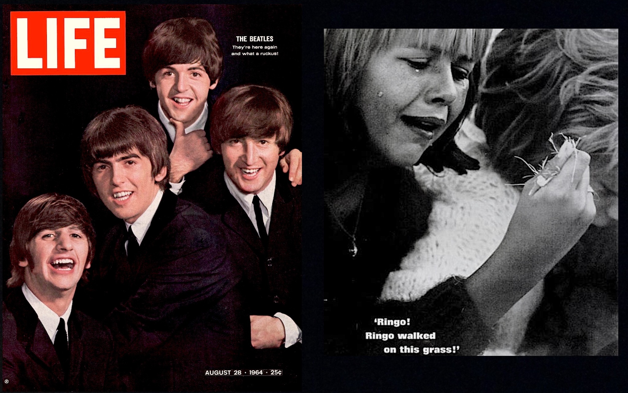 August 1964 The Beatles appeared on the cover of The Saturday