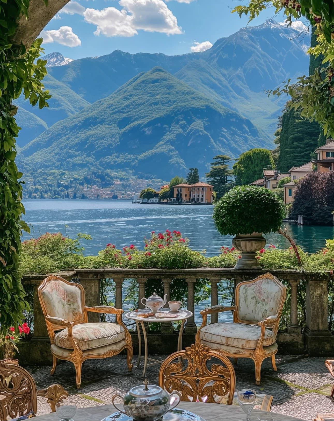 Coffee ☕ & Rain 🌧 | Lake Como, Italy 🍃 | Facebook