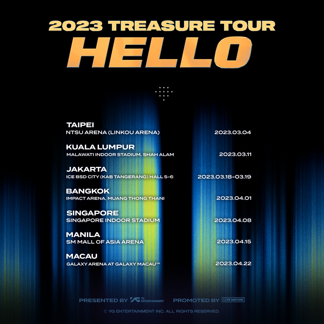 2023 Treasure 트레저 TOUR [HELLO] IN TAIPEI💎粉絲福利抽選結果公布