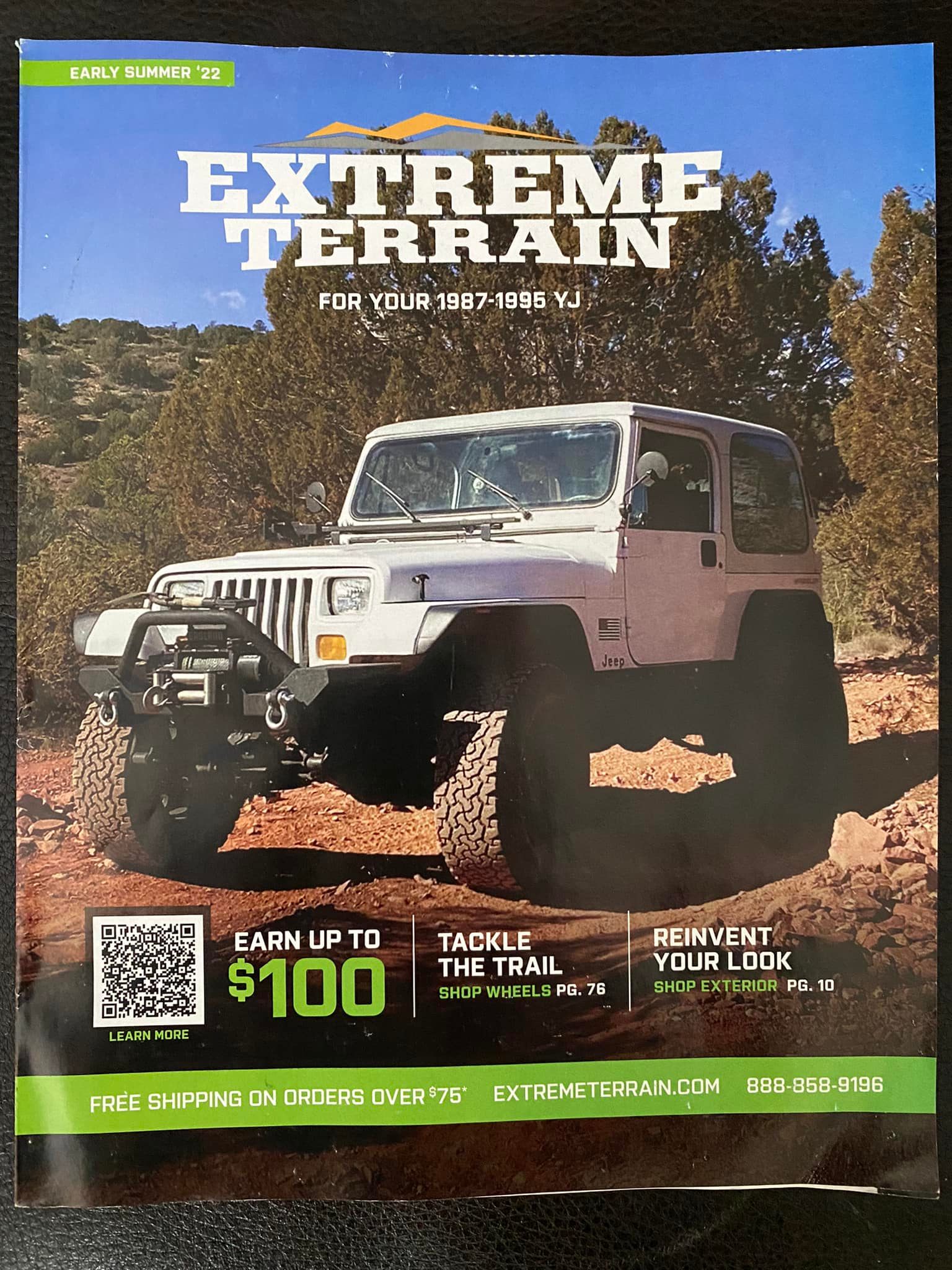 My Jeep made the cover of Extreme Terrain's catalog!