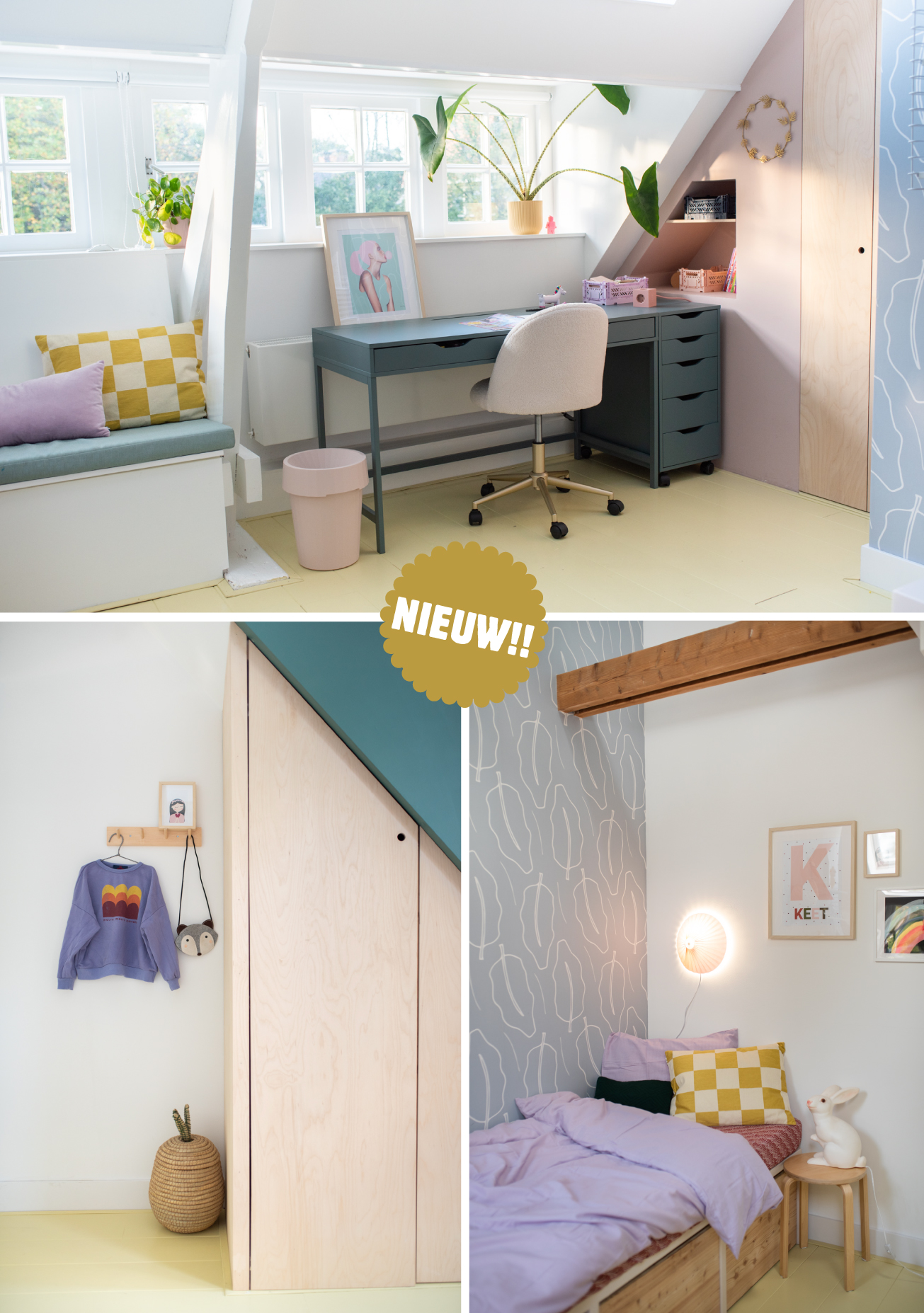 Kinderkamerstylist.nl - ★ Tienerkamer op zolder (met vide) ★ Wat een ...