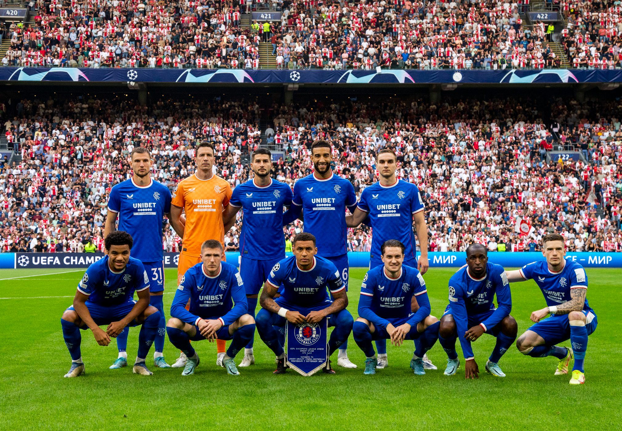 Rangers FC - 💙 All Blue for the UEFA Champions League #UCL