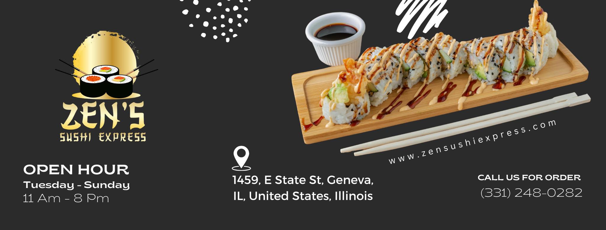 Zen's Sushi Express | Geneva IL