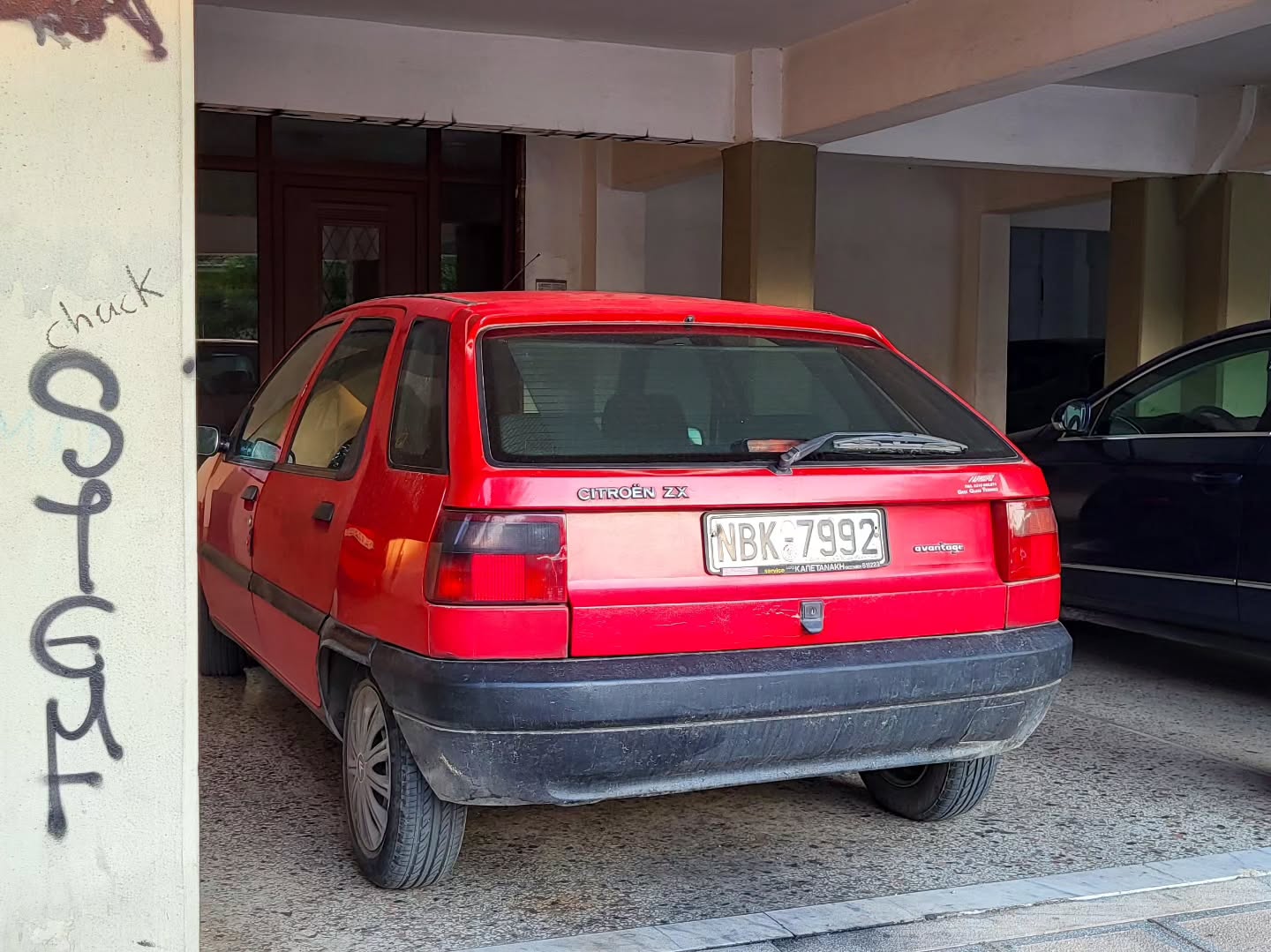 The Citroen ZX Built between 1991 - 1997, i think based on the