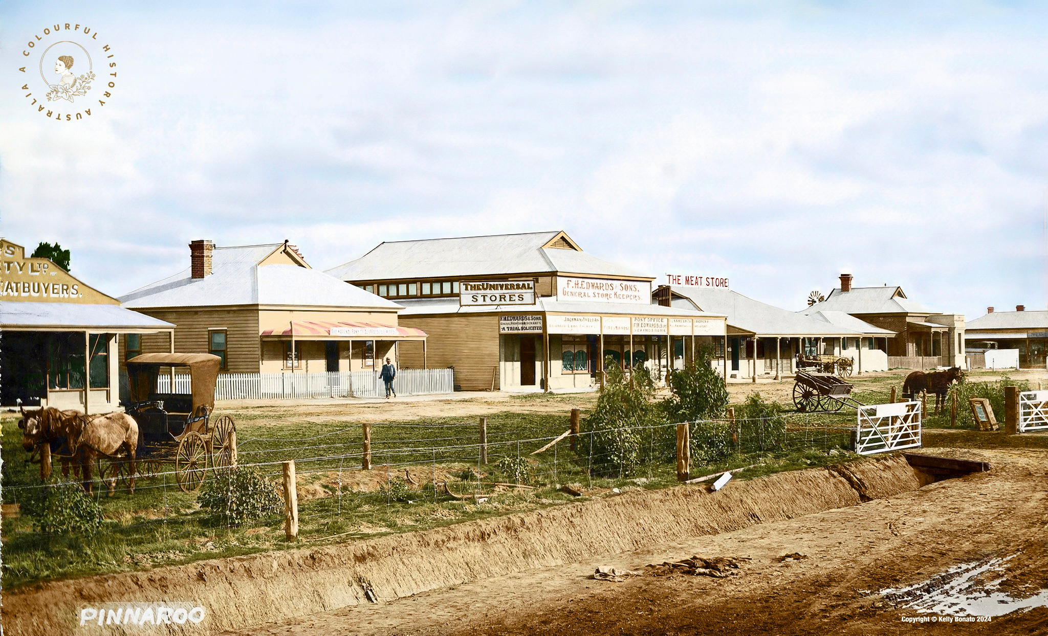 A Colourful - PINNAROO, SOUTH AUSTRALIA DATE: 1911 Let’s take a trip ...