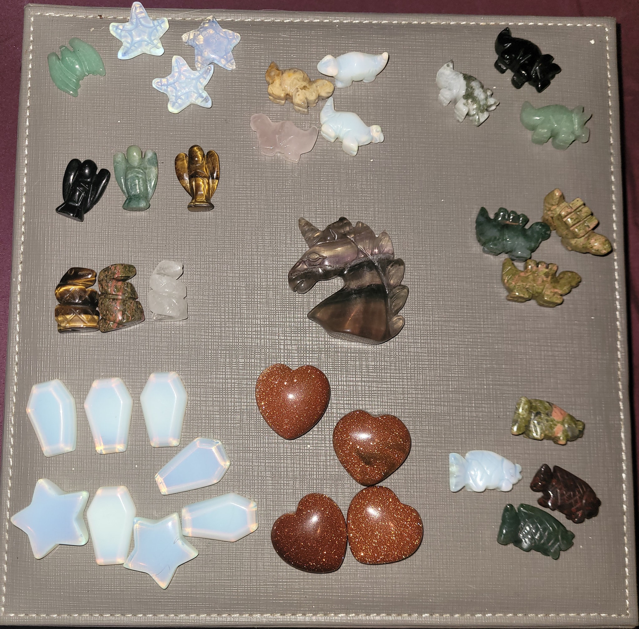 A few more cut by Duong Thang. These show some nice shiller. For 