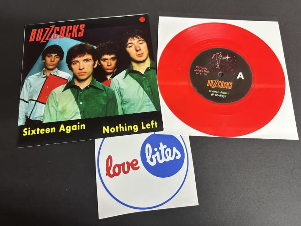 From my collection…. The Buzzcocks - Sixteen Again / Nothing Left