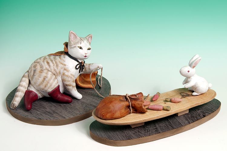 猫 ねこ 2体セット 小島美知代 置物 作家 人形 Facebook