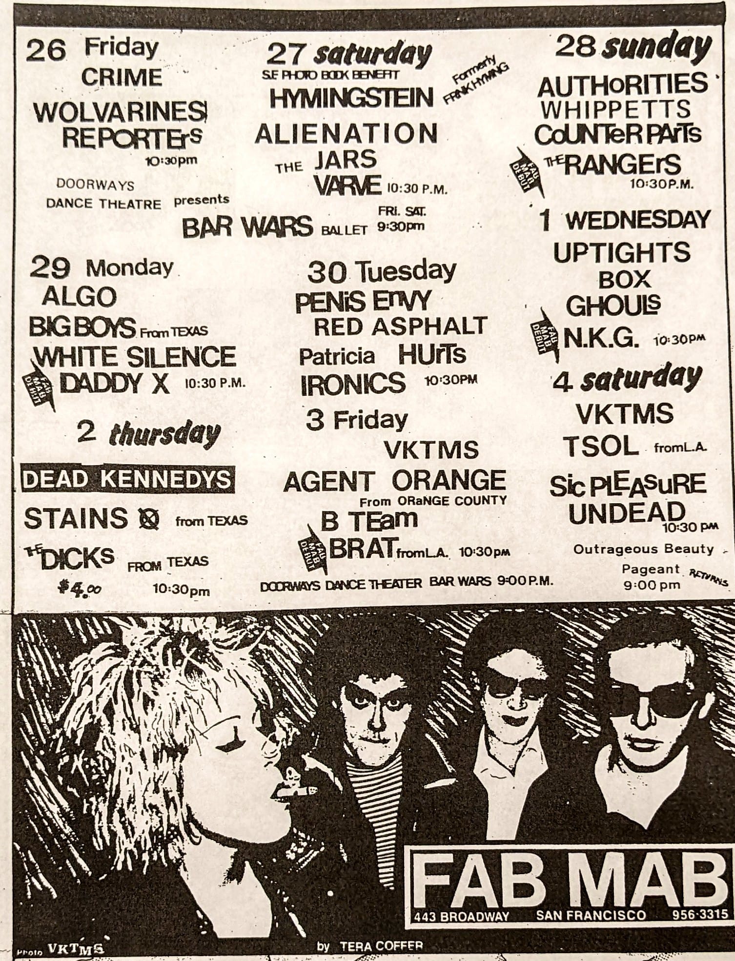 ONCE IN '80: Big Boys The Dicks Live At Raul's 