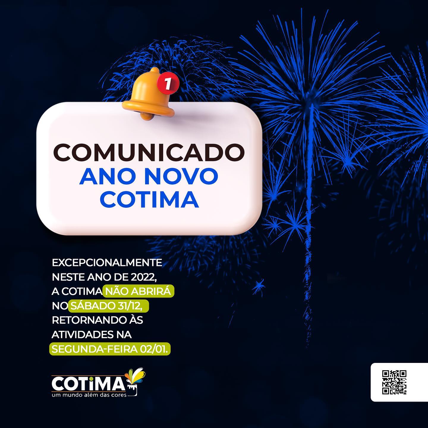 ⚠️ COMUNICADO DE... - Cotima - Um Mundo Além das Cores
