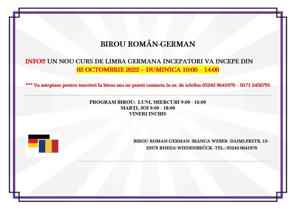 Birou Roman.German | Rheda-Wiedenbrück