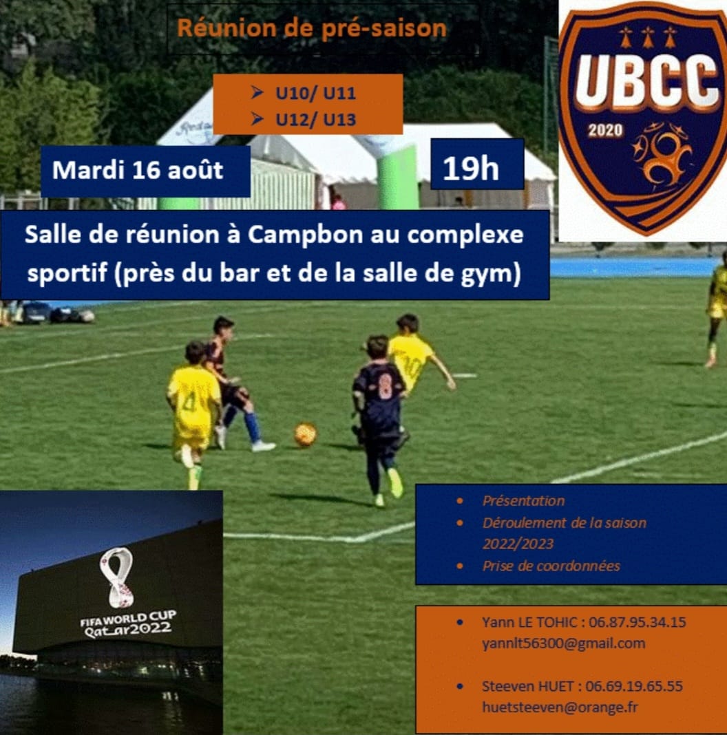 UBCC - ⚽️ DIRIGEANTS U10/ U11/ U12/ U13 ⚽️ Yann et... | Facebook