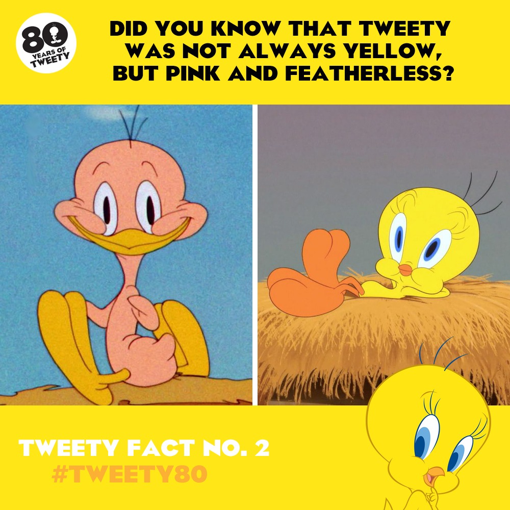 Tweety's 80!!🎂 Let's celebrate with some fun facts🤓