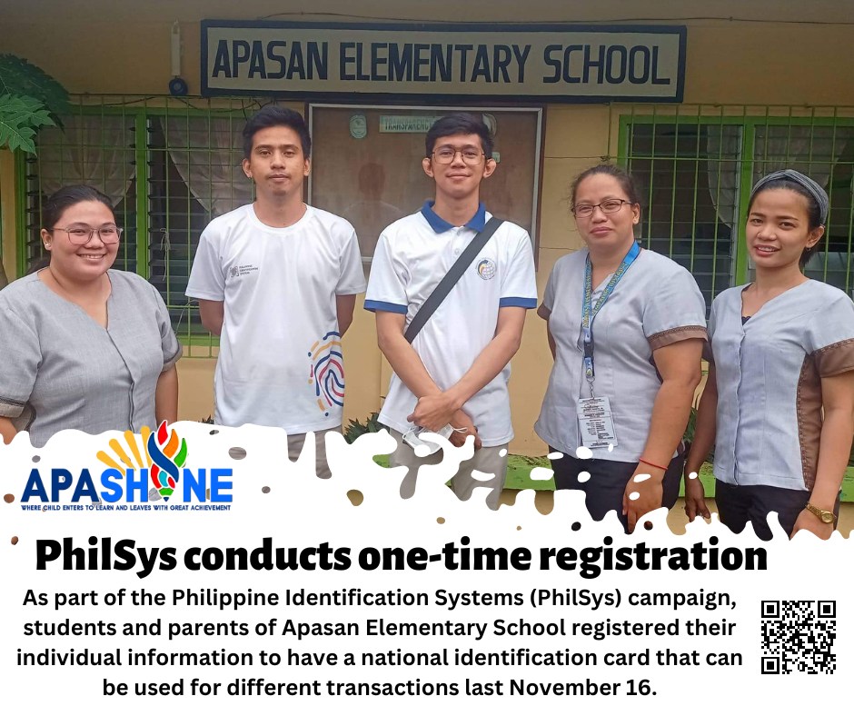 LOOK: PhilSys... - DepEd Tayo Apasan ES - Quezon Province