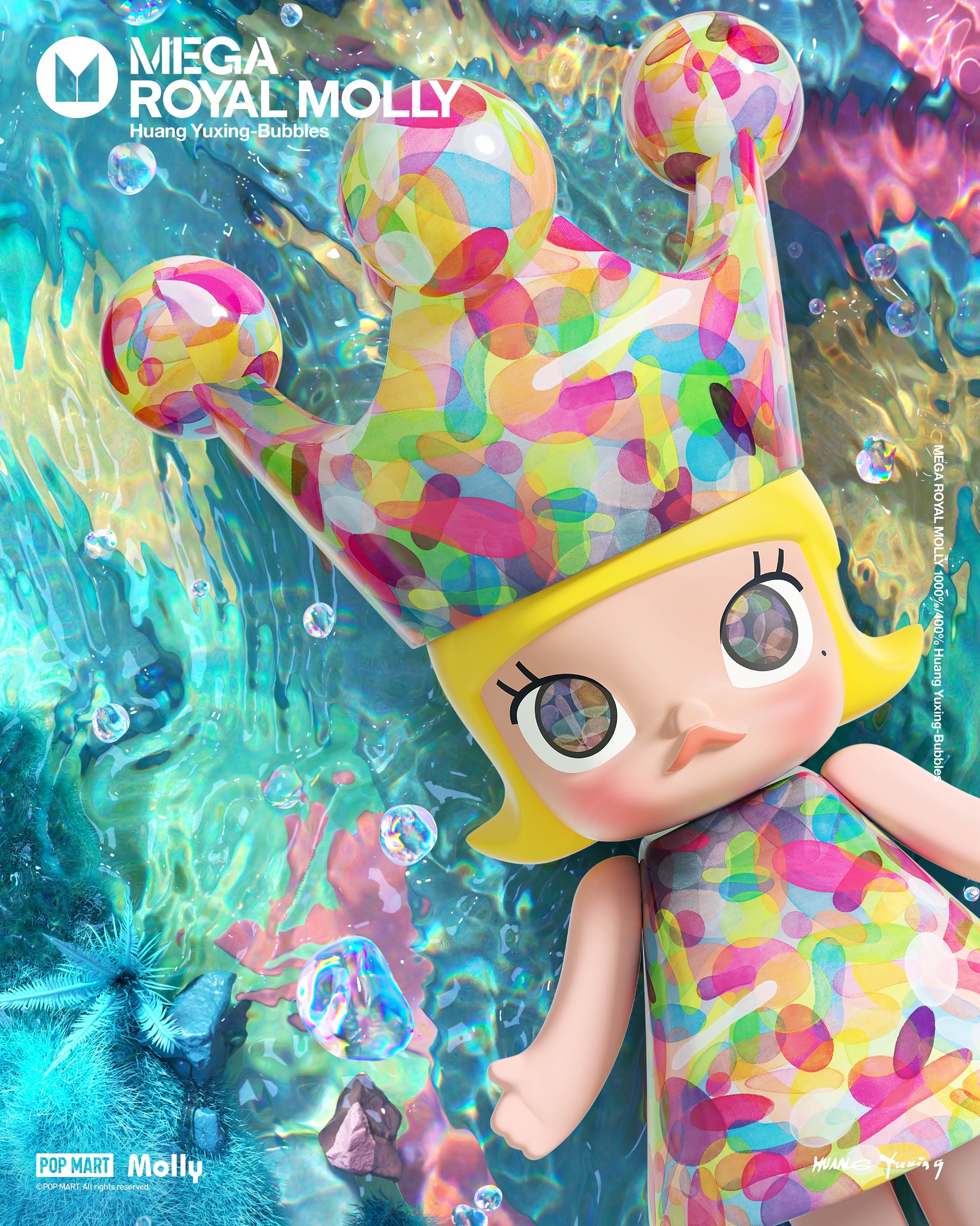 その他 BUBBLES HUANG YU YANG MEGA  MOLLY Artist Huang Yuxing transforms rushing river bubbles into