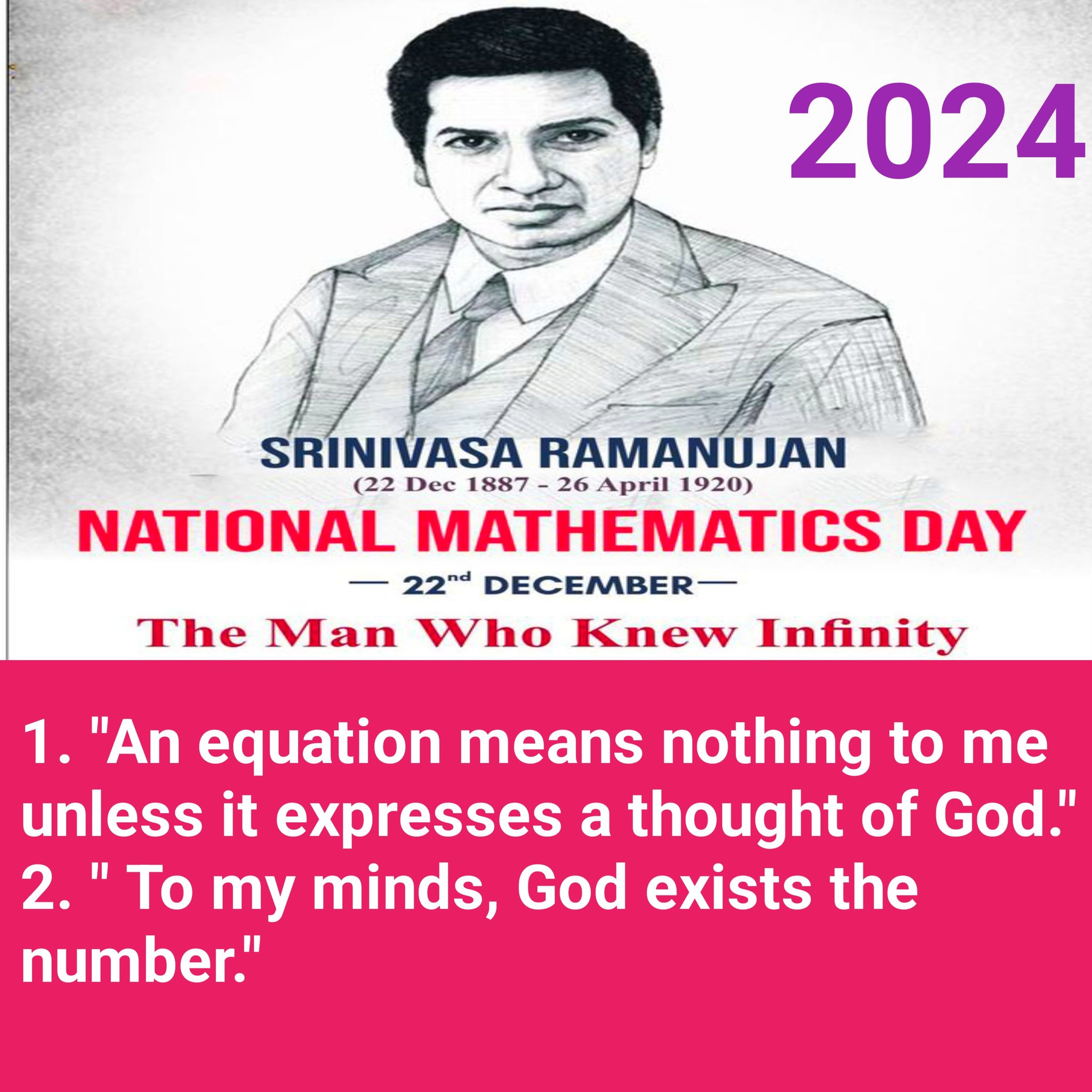 Math Roots - National Mathematics Day: Commemorating the... | Facebook