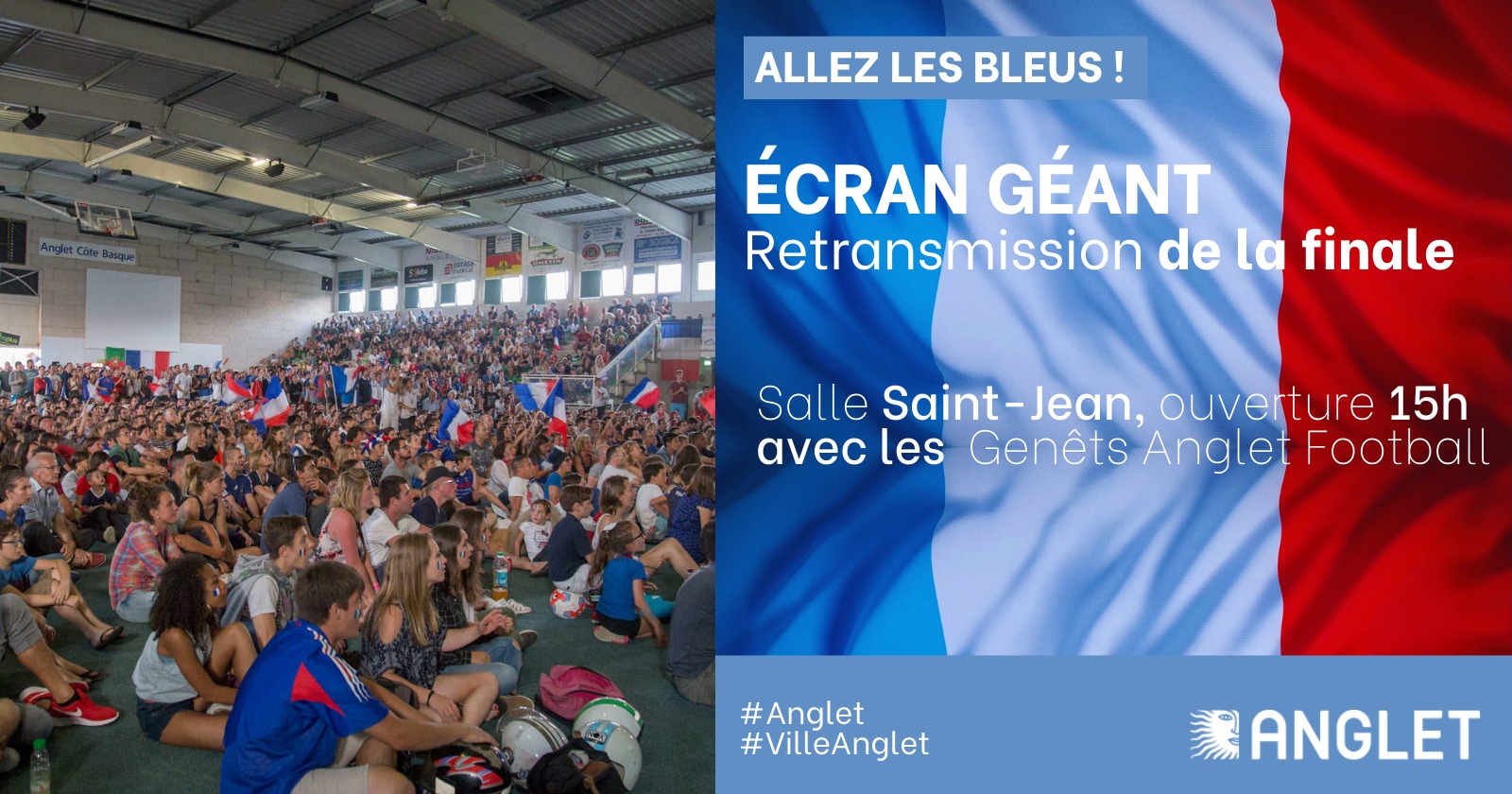 Ville d'Anglet - #ArgFra #AllezLesBleus 🇫🇷dim.18/12 la salle Saint-Jean ...