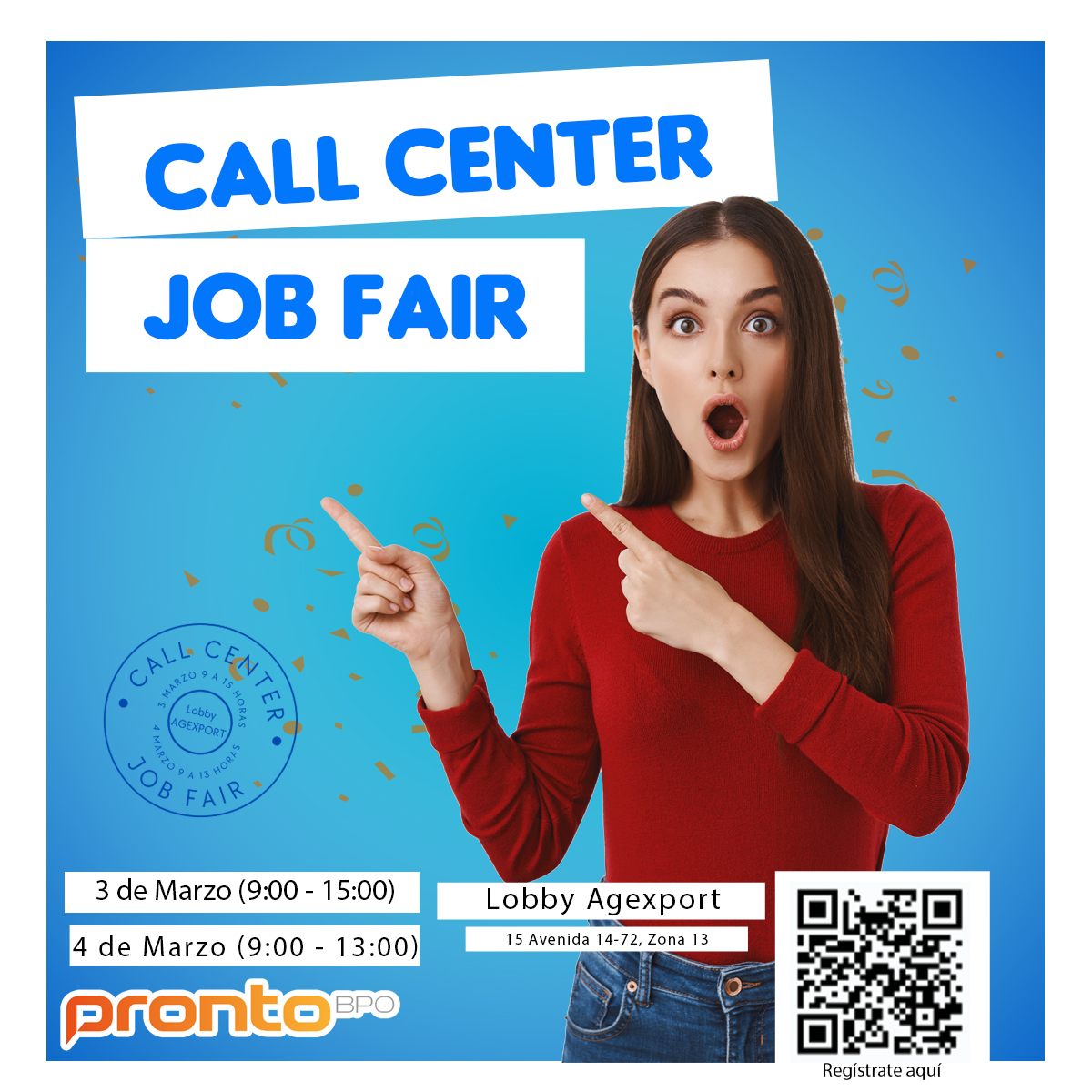 😎🥳😁| Call Center Job Fair!... - Reclutamiento Prontobpo