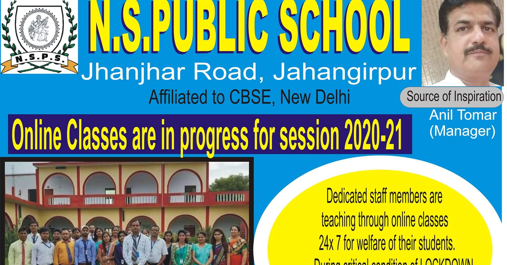 N S Public School Jahangirpur - Home