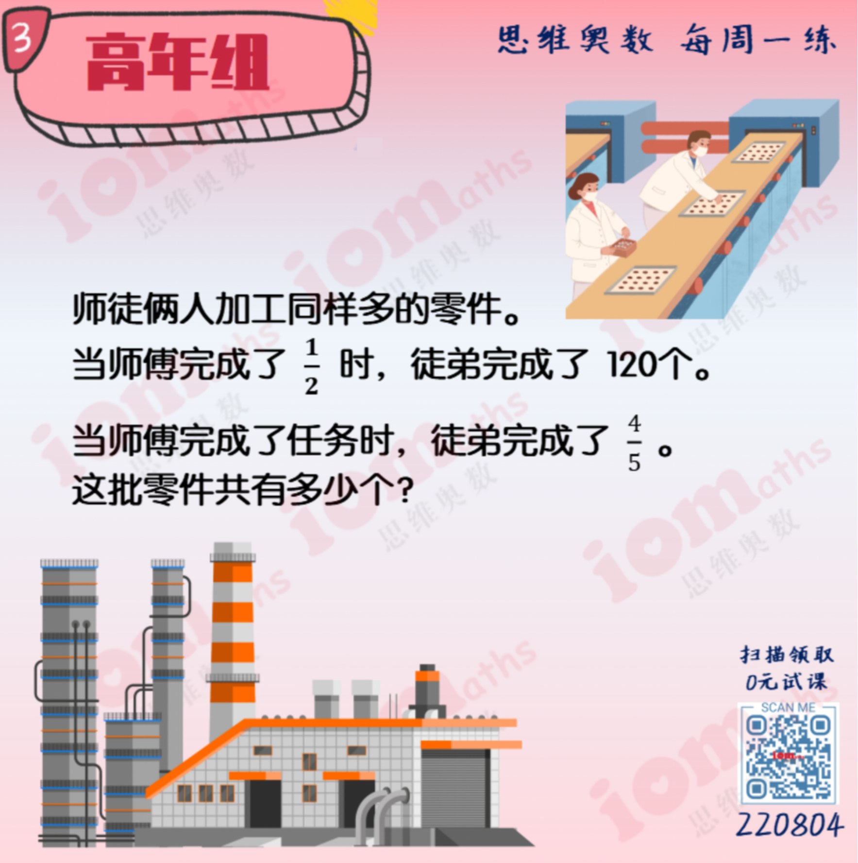 IOMaths 思维奥数 - 分数的题目，往往让同学们有些胆怯吧！... | Facebook