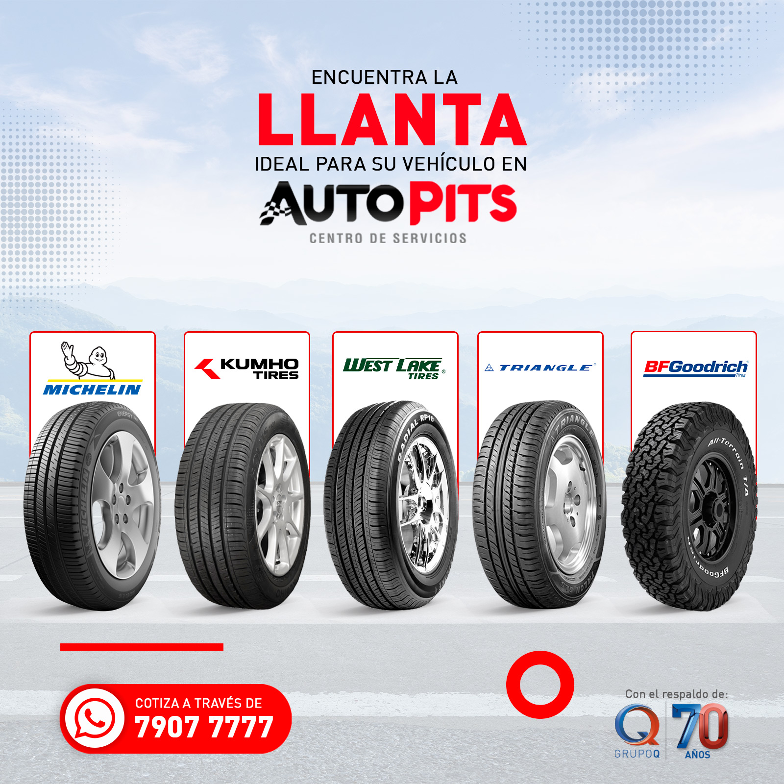 ¿Buscas la llanta ideal para tu... - Autopits El Salvador | Facebook
