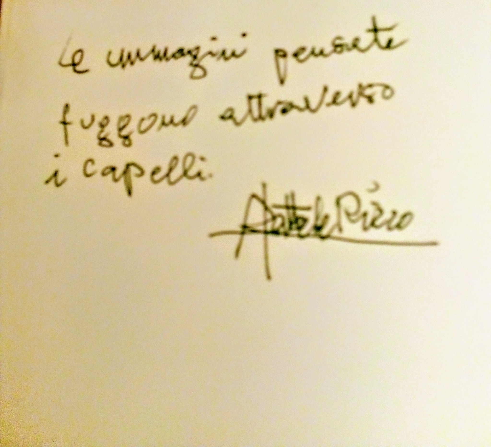 WeSpace - La dedica del poeta Raffaele Rizzo in visita... | Facebook