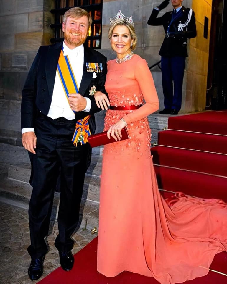 King Willem-Alexander and queen Maxima hosted the annual Gala dinner ...