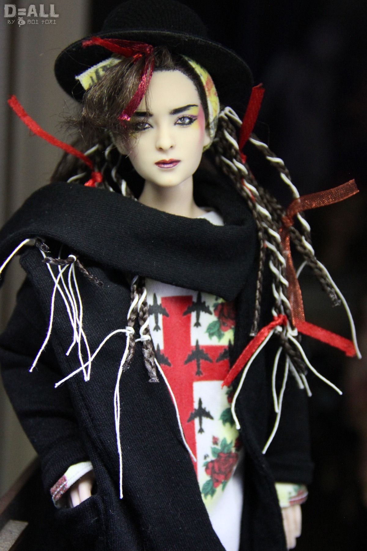 80's Culture Club Boy e フィギュア Boy George doll in one of his