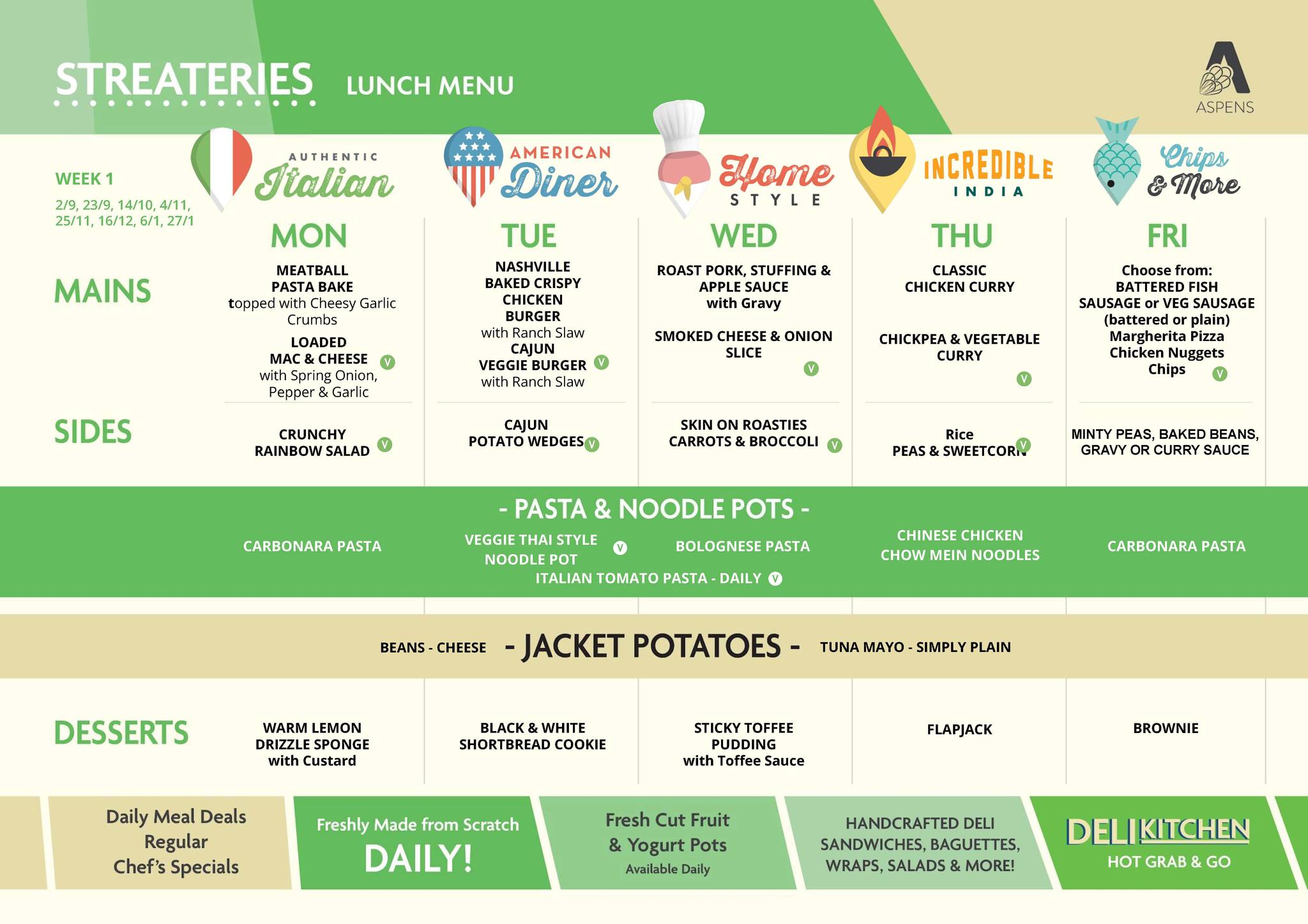 Here is the new WFS canteen menu... - William Farr CE School | Facebook