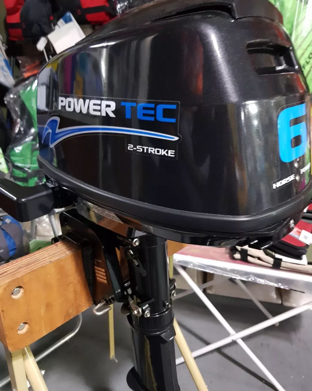 MOTOR POWERTEC 6 HP 2 TIEMPOS. O KM.... - Náutica El Pique