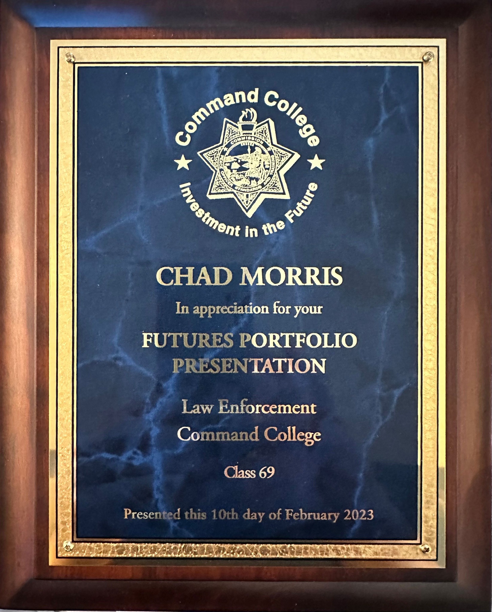Congratulations to Lt. Morris for... - Citrus Heights PD | Facebook
