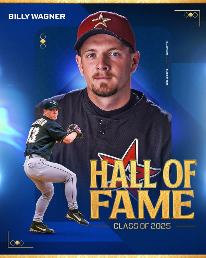 Billy Wagner's No. 13 ascends to Astros' rafters joining legends