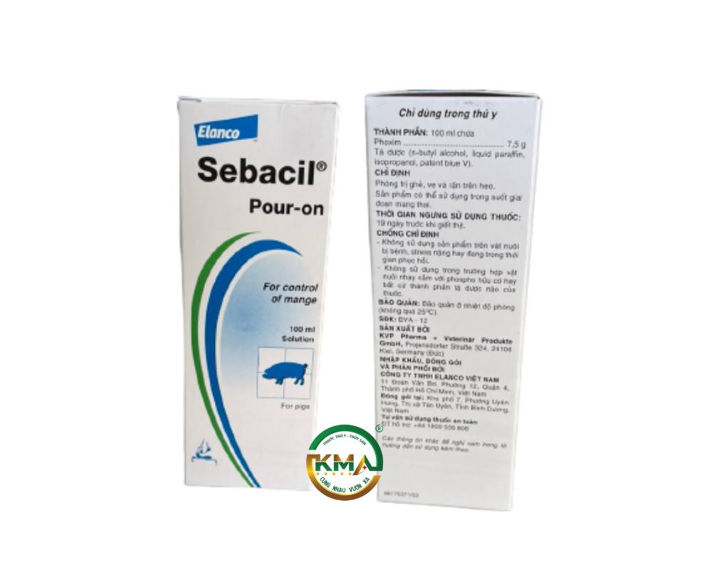 Sebacil 100ml - Phòng và trị... - Thuốc Thú Y - Thủy Sản KMA | Facebook