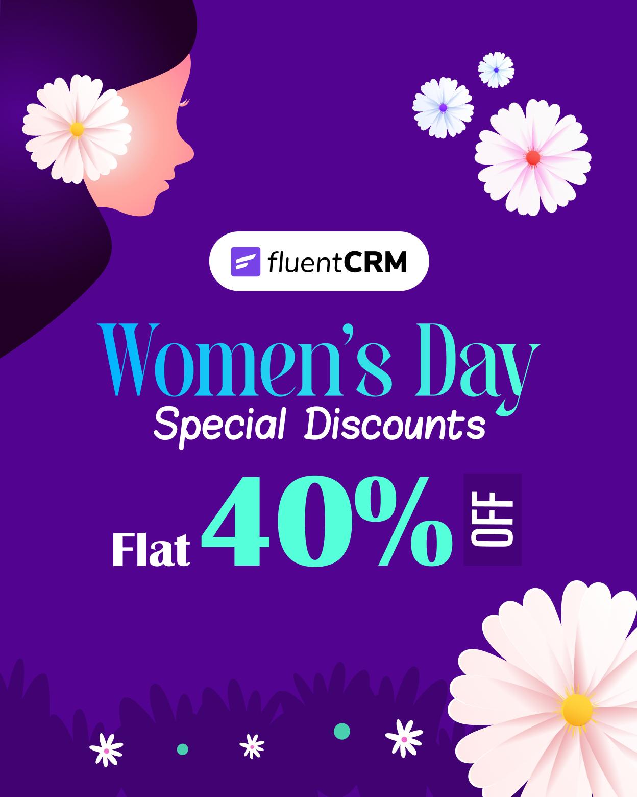 Fluent - 🌸 Women’s Day is here, and at FluentCRM, we're celebrating YOU ...